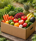 Fresh Seasonal Produce Couples Box | Farm Fresh Vegetables & Fruit for Families | Tanada Farm
